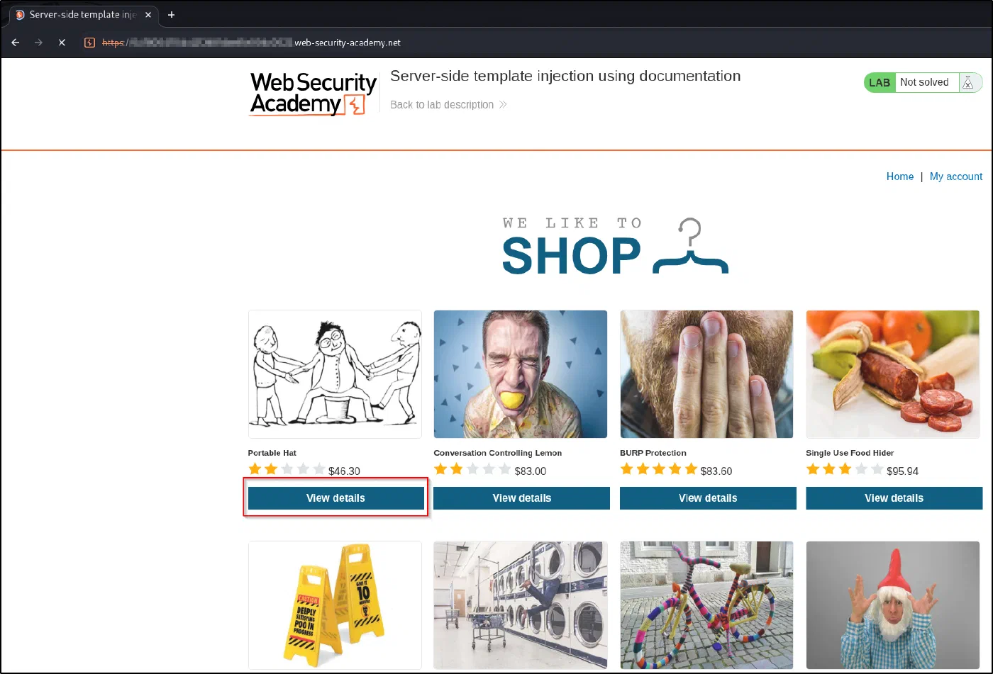Pick a product and open it.