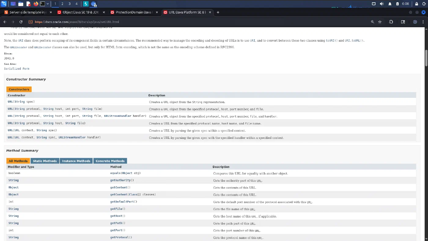 The java.net.URL documentation
